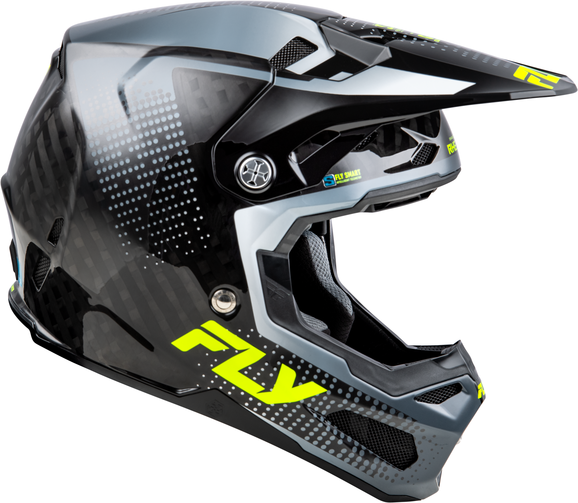 Yth Formula S Carbon Protocol Hlmt Blk Carbon/Grey/Hi Vis Yl