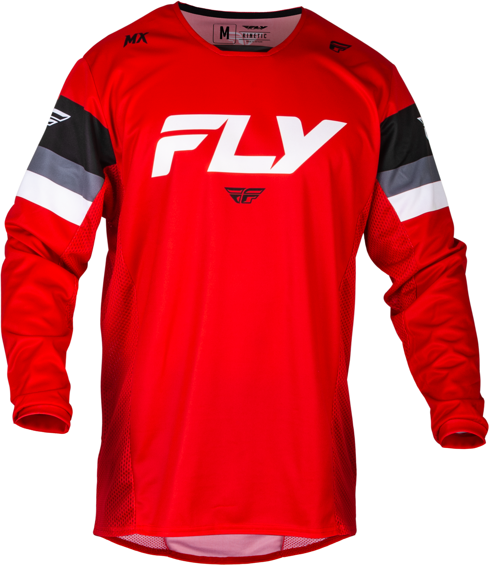 Kinetic Prix Jersey Red/Grey/White 2x