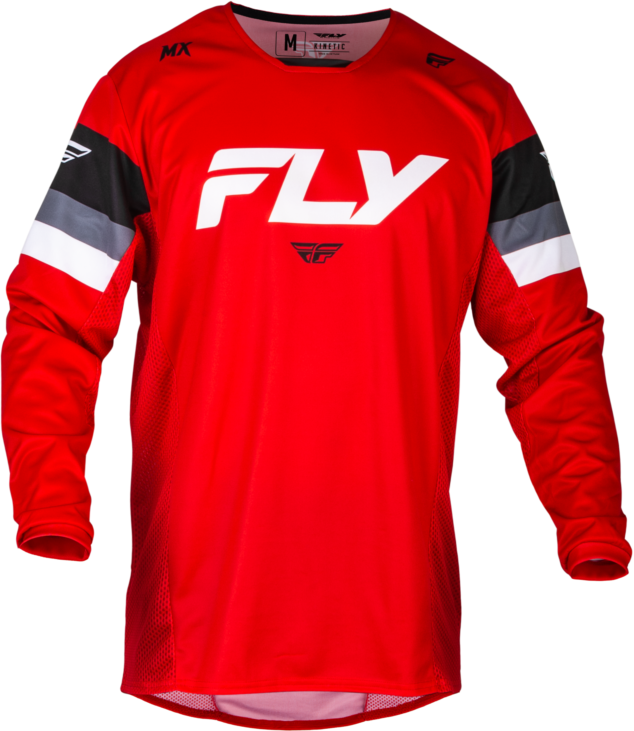 Kinetic Prix Jersey Red/Grey/White 2x