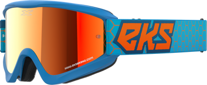 Flat Out Mirror Goggle Cyan/Flo Orange Red Mirror