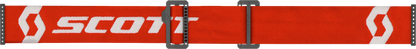 Primal Goggle Red/White Orange Chrome Works