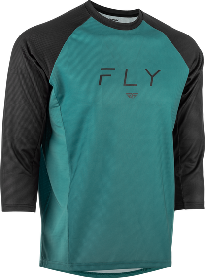 Ripa 3/4 Sleeve Jersey Evergreen/Black Xl