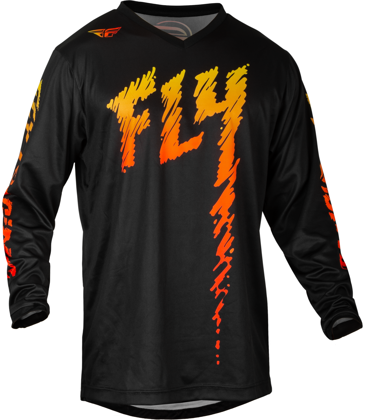 Youth F 16 Jersey Black/Yellow/Orange Yxl