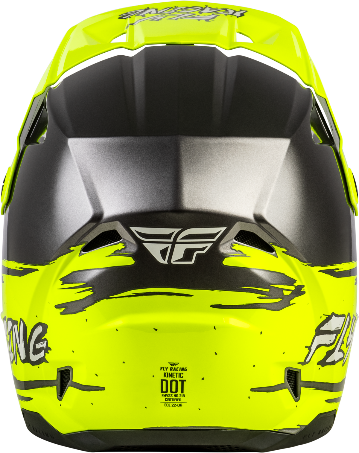 Youth Kinetic Surge Helmet Grey/Hi Vis Ys
