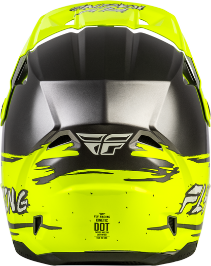 Youth Kinetic Surge Helmet Grey/Hi Vis Ys
