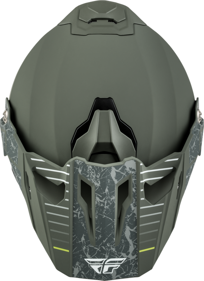 Fly Trekker Granite Helmet Matte Sage/Grey Md