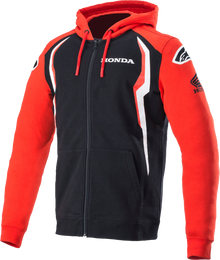 Honda Zip Hoodie Red/Black Sm