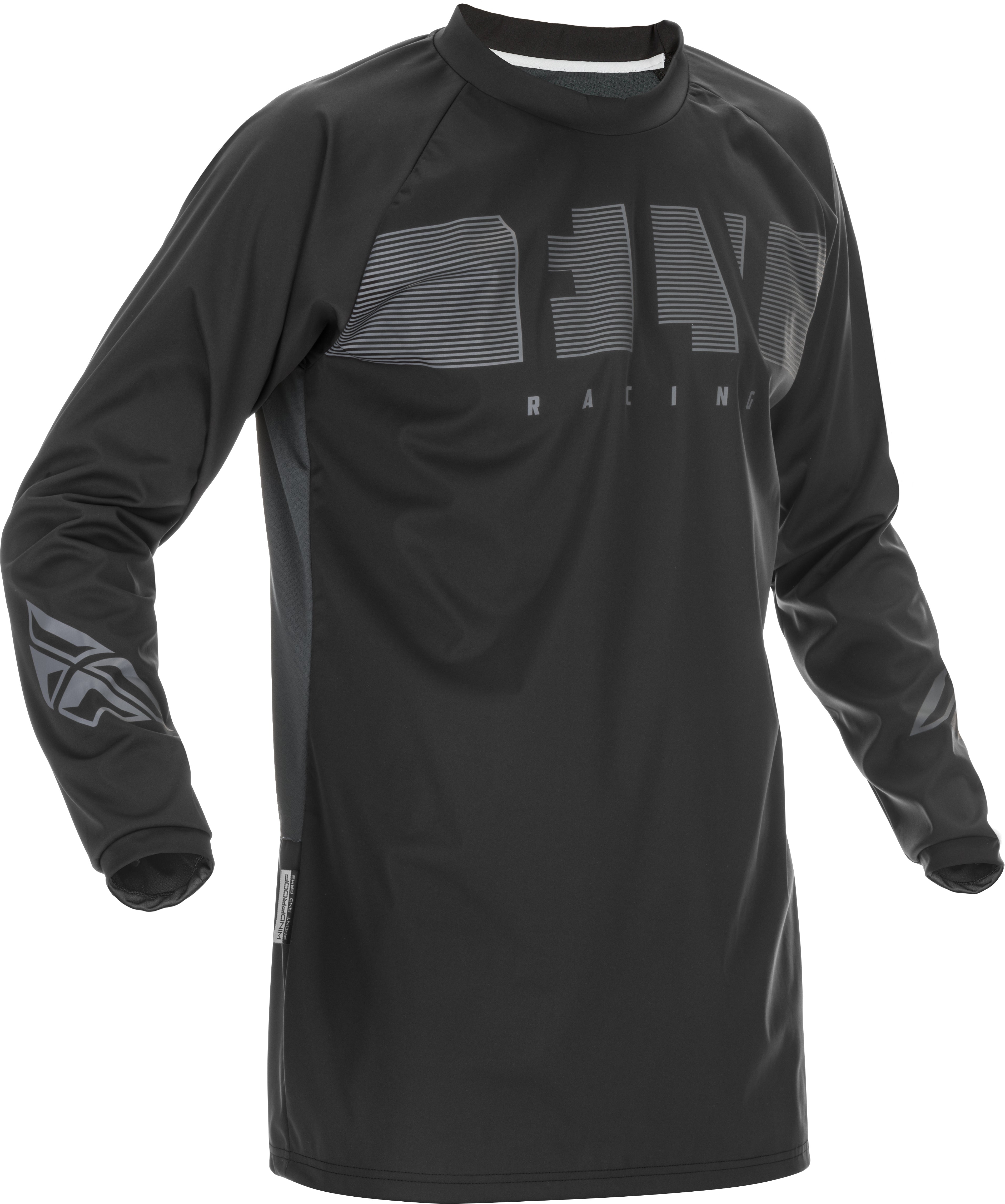 Windproof Jersey Black/Grey Xl
