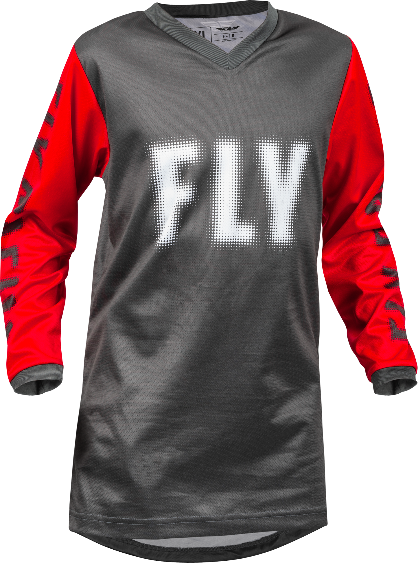 Youth F 16 Jersey Grey/Red Yx