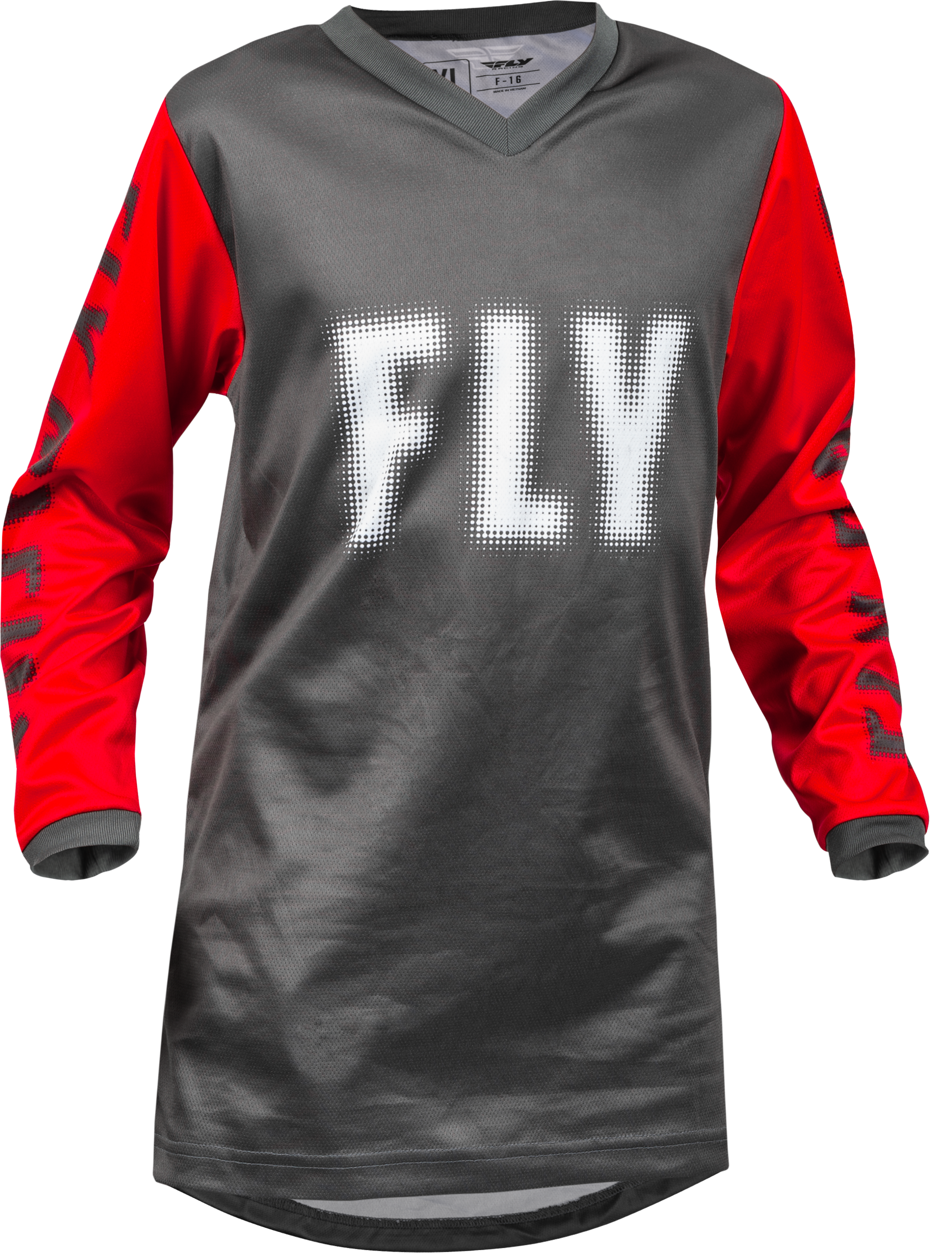 Youth F 16 Jersey Grey/Red Yx
