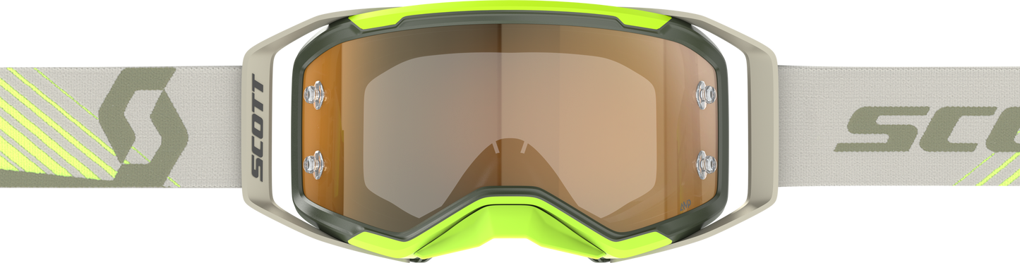 Prospect 2.0 Amp Goggle Kaki Grn/N Ylw Amp Gld Chr Wrk