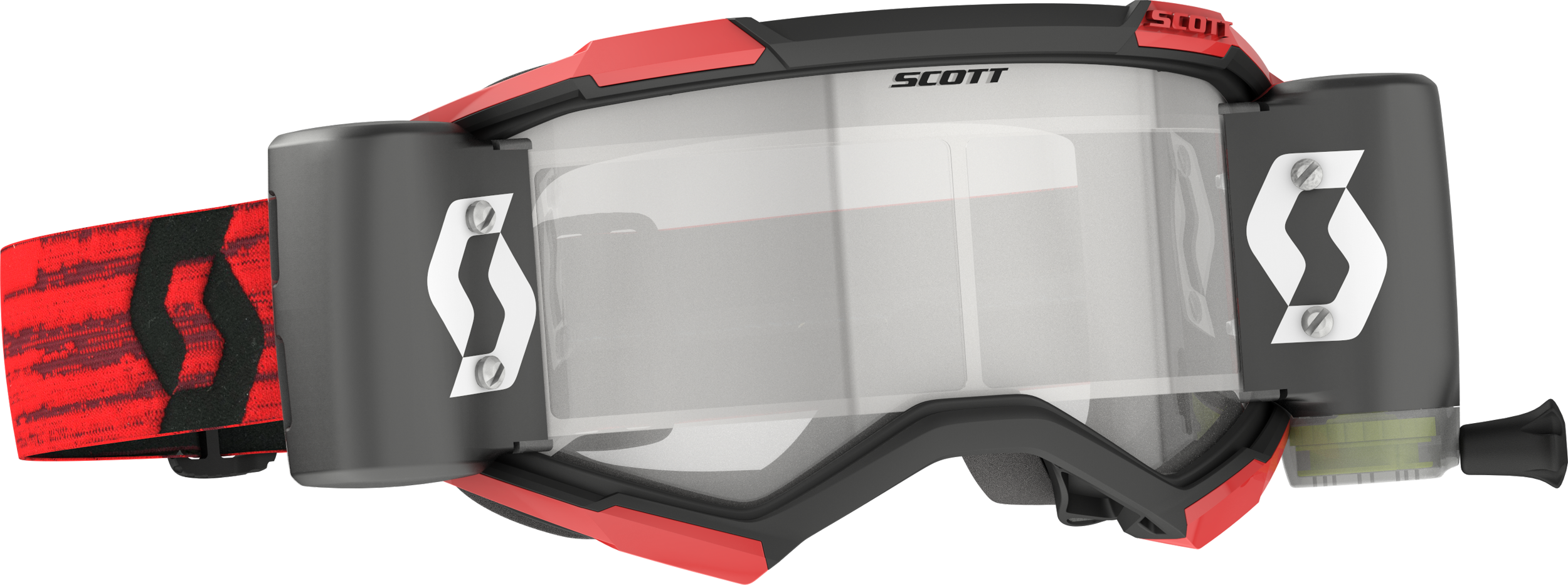 Fury Goggle Wfs Dark Red W/Clear Works