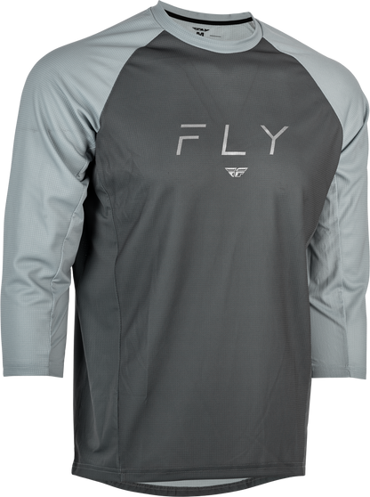 Ripa 3/4 Sleeve Jersey Grey/Light Grey Lg