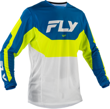 Kinetic Mesh Jersey Blue/White/Hi Vis Lg