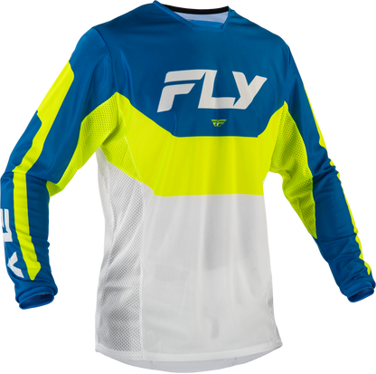 Kinetic Mesh Jersey Blue/White/Hi Vis 2x