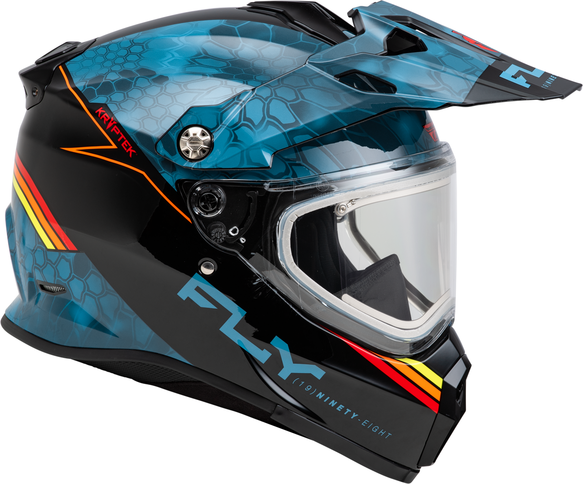 Trekker Cw Conceal Helmet Elec Shld Slate/Black/Red Md