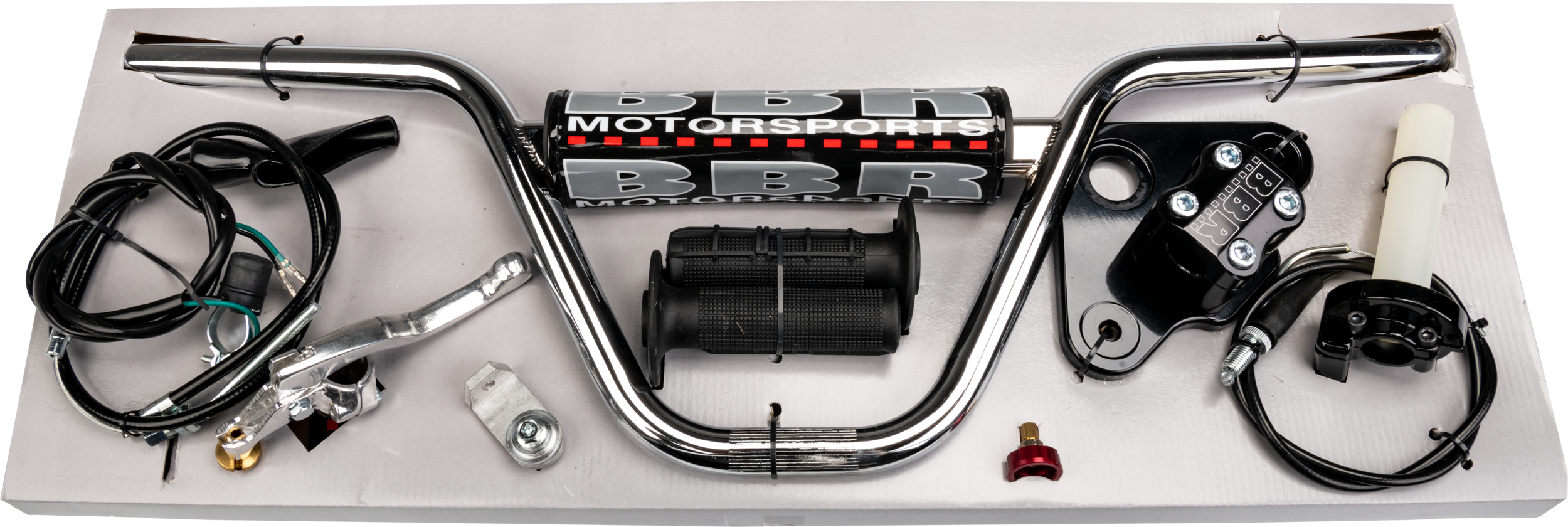 H Bar/Triple Clamp Kit Black