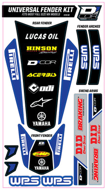 Trim Kit Blue Wps Universal For Full Size Motorcycles