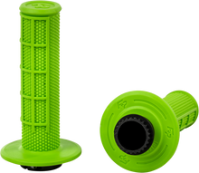 Control Mx Lock On Grips Green Half Waffle