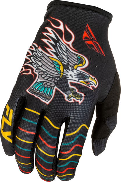 Lite Americana Gloves Black/Red/Gold Xs