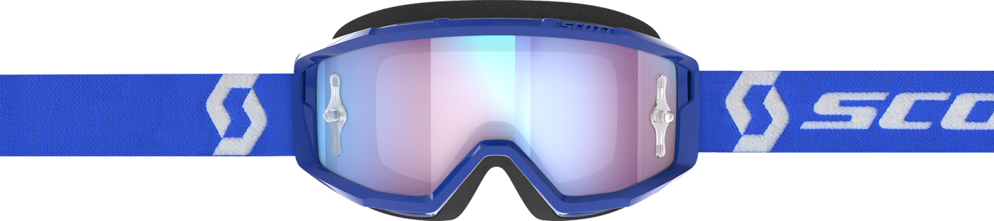 Primal Goggle Blue/White Blue Chrome Works