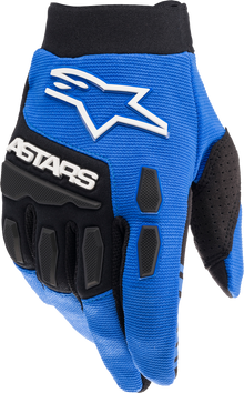 Youth & Kids Full Bore Gloves Blue/Black Y3xs