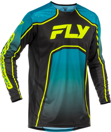 Rayce Bicycle Jersey Teal/Black/Lime Xl