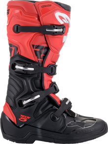 ALPINESTARS Tech 5 Boots - Black/Red- US 11 / EU 45.5 2015015-13-11
