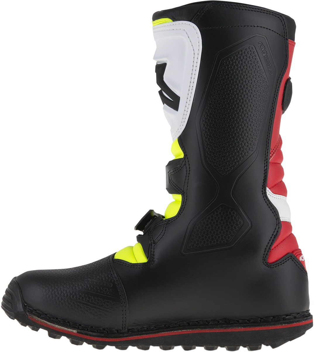 ALPINESTARS Tech-T Boots - White/Red/Yellow Fluorescent/Black - US 13 / EU 48 2004017-2351-13