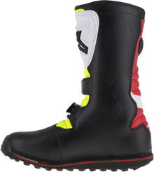 ALPINESTARS Tech-T Boots - White/Red/Yellow Fluorescent/Black - US 11 / EU 45.5 2004017-2351-11