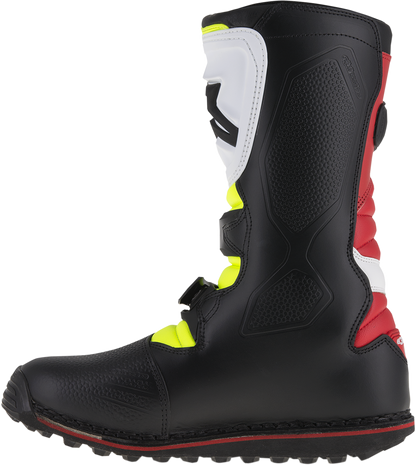 ALPINESTARS Tech-T Boots - White/Red/Yellow Fluorescent/Black - US 12 / EU 47 2004017-2351-12