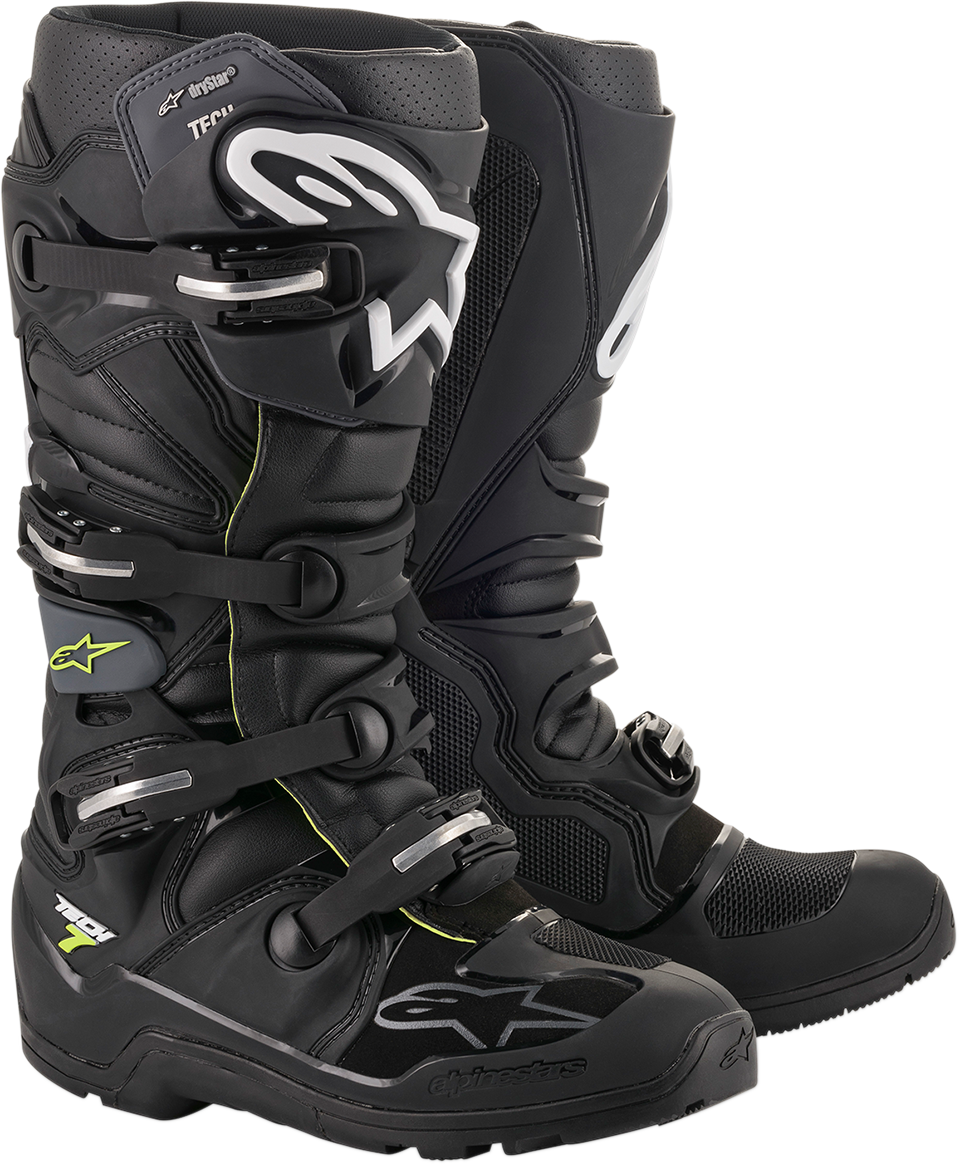 ALPINESTARS Tech 7 Enduro Drystar® Boots - Black - US 14 / EU 49.5 2012620-106-14