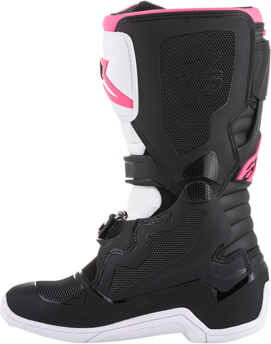 ALPINESTARS Stella Tech 3 Boots - Black/White/Pink - US 9 / EU 41 2013218-130-9