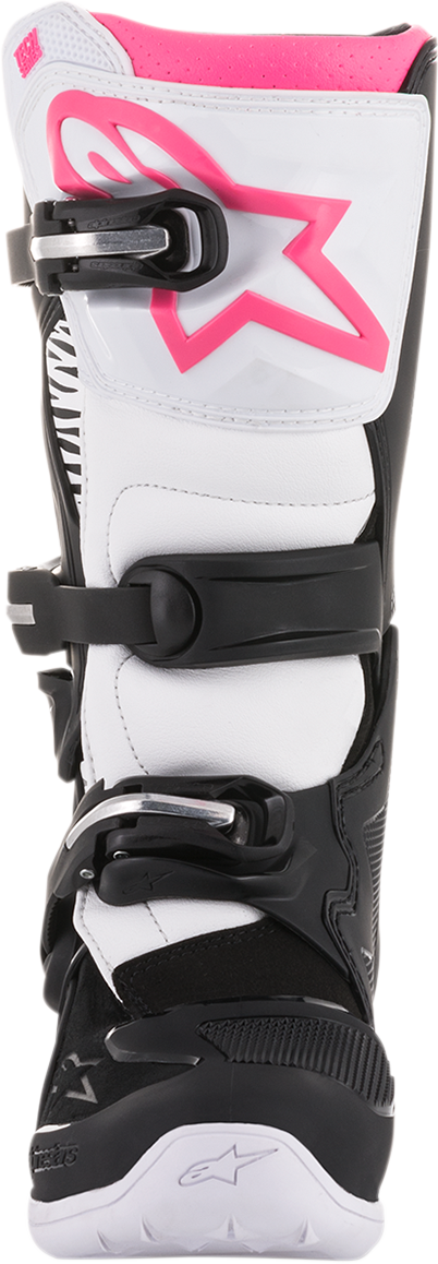 ALPINESTARS Stella Tech 3 Boots - Black/White/Pink - US 6 / EU 37 2013218-130-6