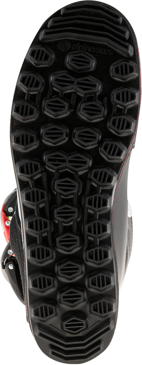ALPINESTARS Tech-T Boots - White/Red/Yellow Fluorescent/Black - US 7 / EU 40.5 2004017-2351-7