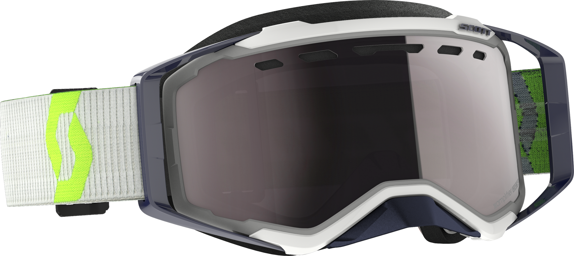 Prospect Goggle Snow Cross Grey/Ylw W/Enh Silver Chrome