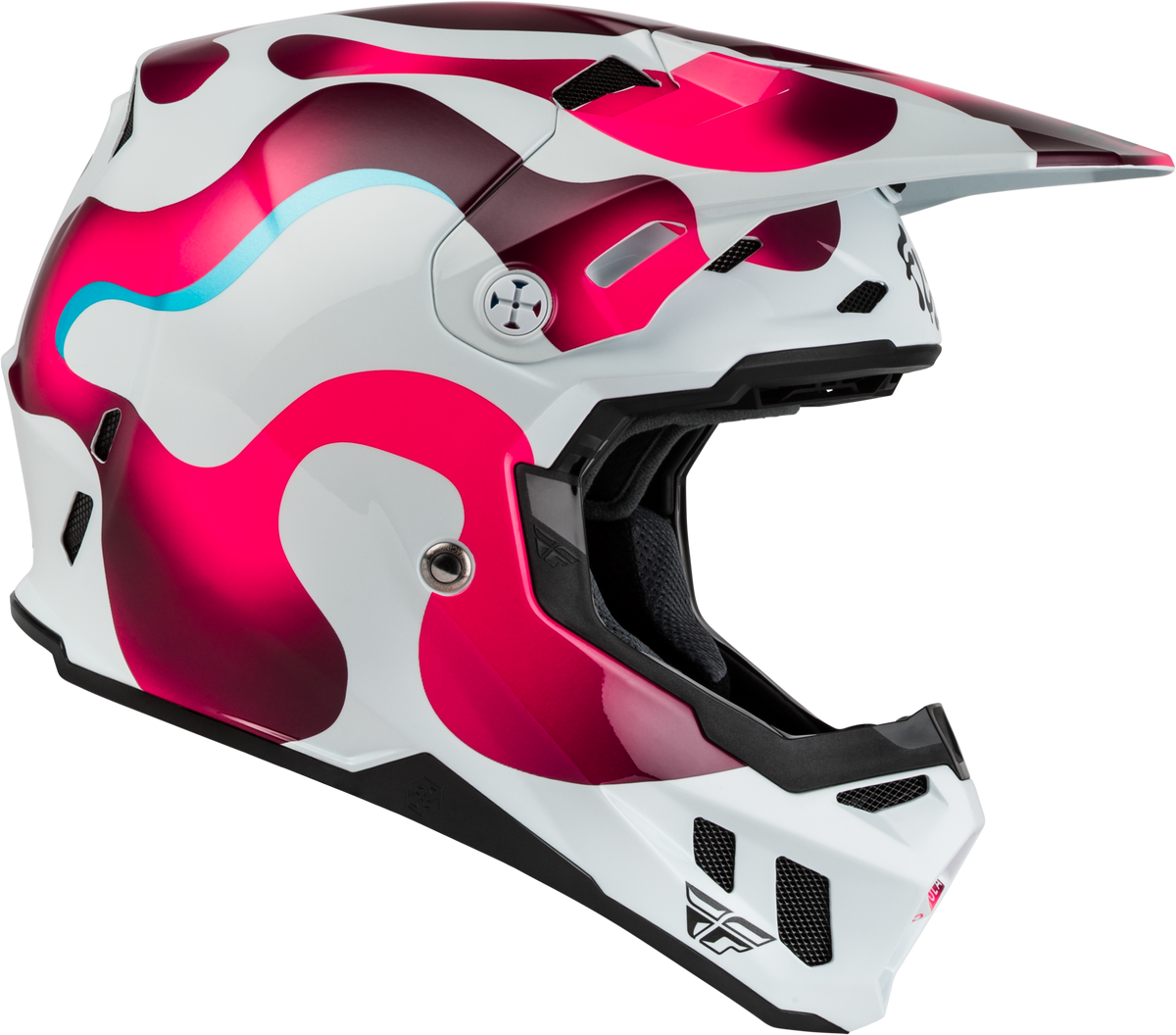 Youth Formula Cc Vibe Helmet White/Pink/Blue Yl