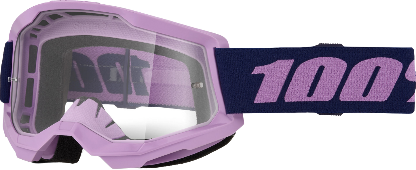 Strata 2 Goggle Purple Clear Lens