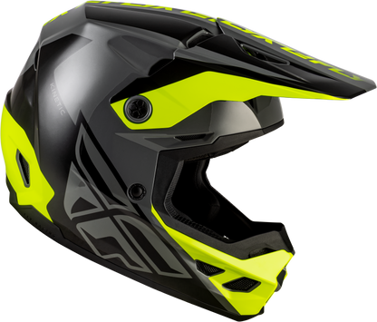 Kinetic Crest Helmet Grey/Black/Hi Vis Sm