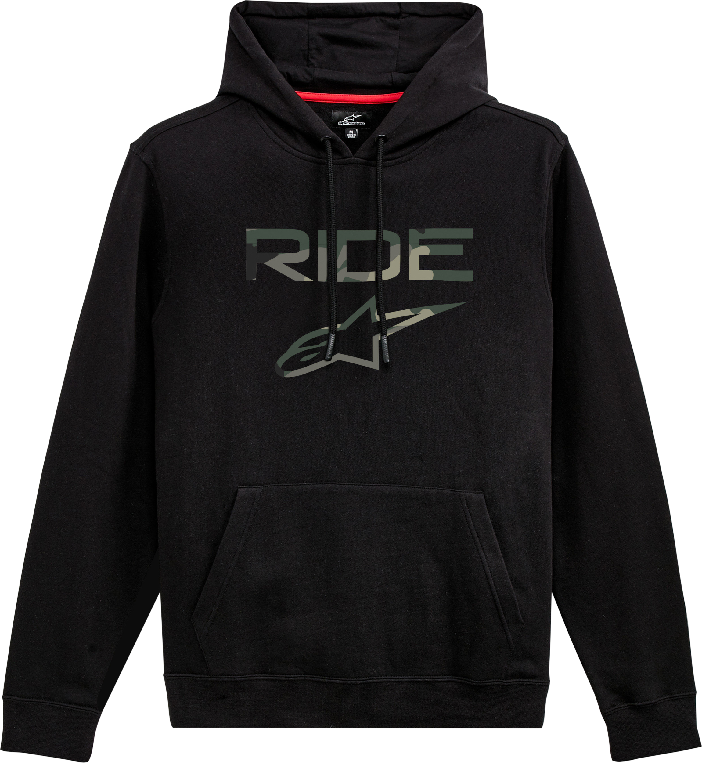 Ride 2.0 Camo Hoodie Black Sm