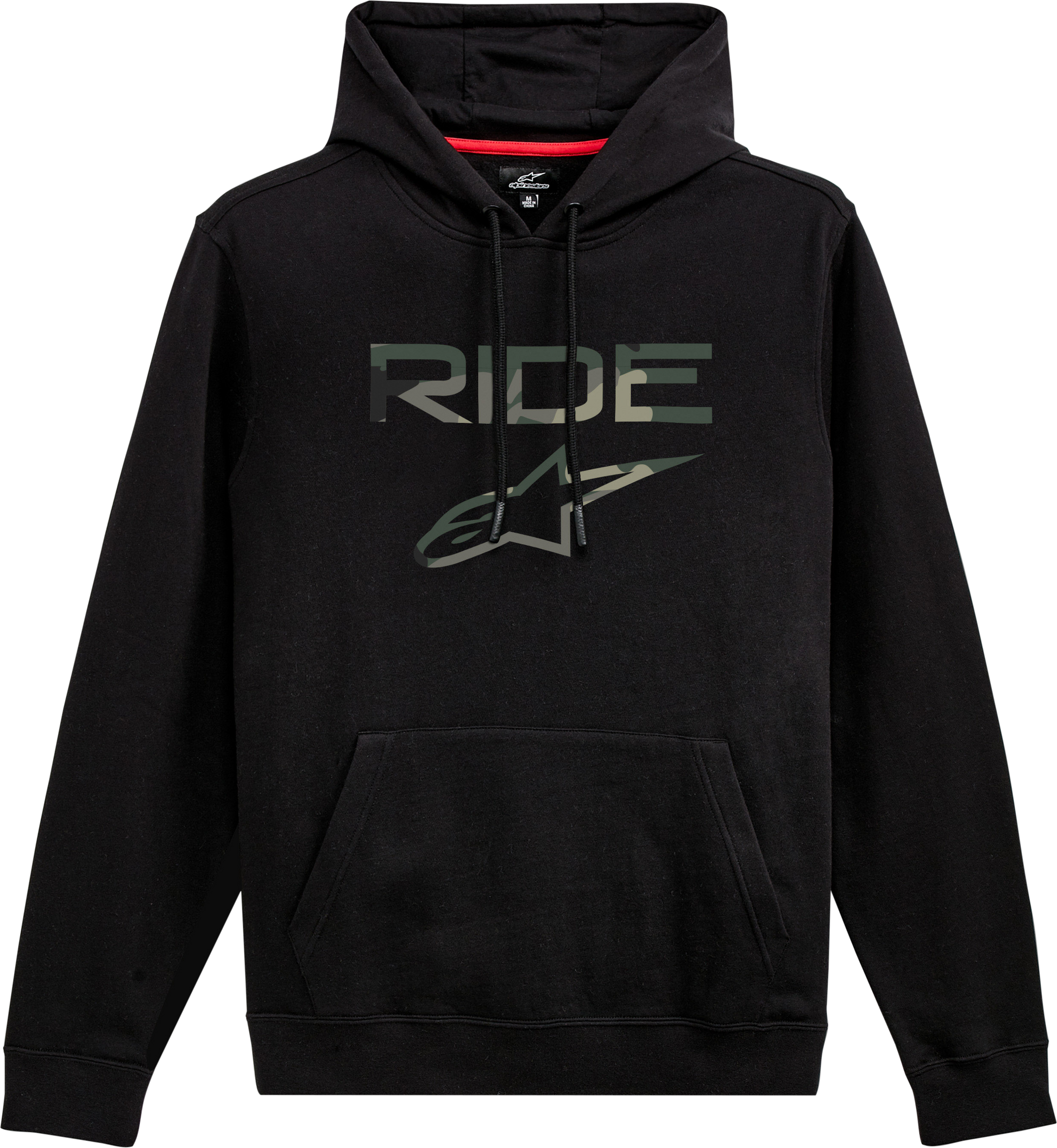 Ride 2.0 Camo Hoodie Black Md