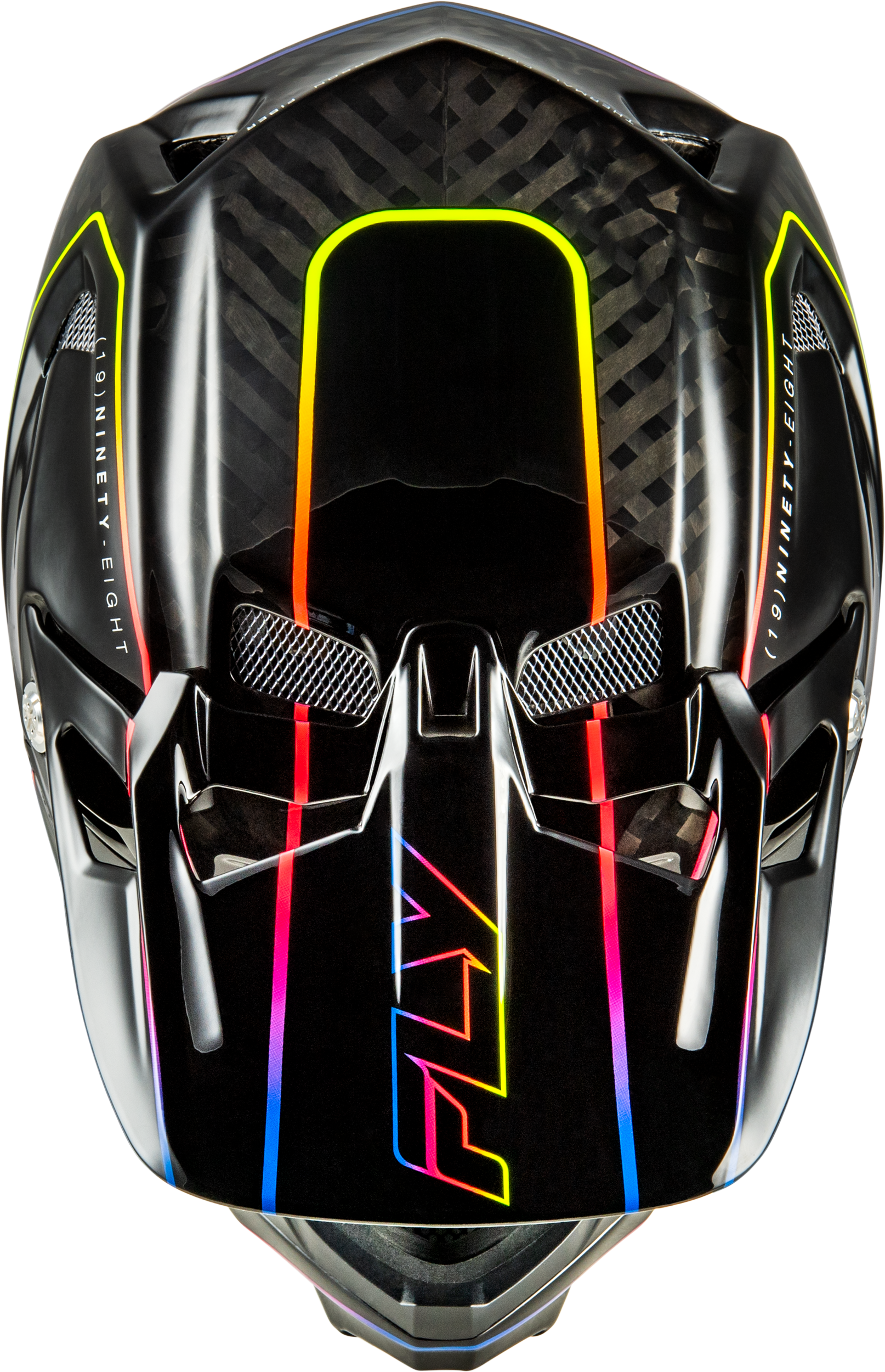 Werx R Flow Carbon Helmet Black Carbon/Black/Multi Md
