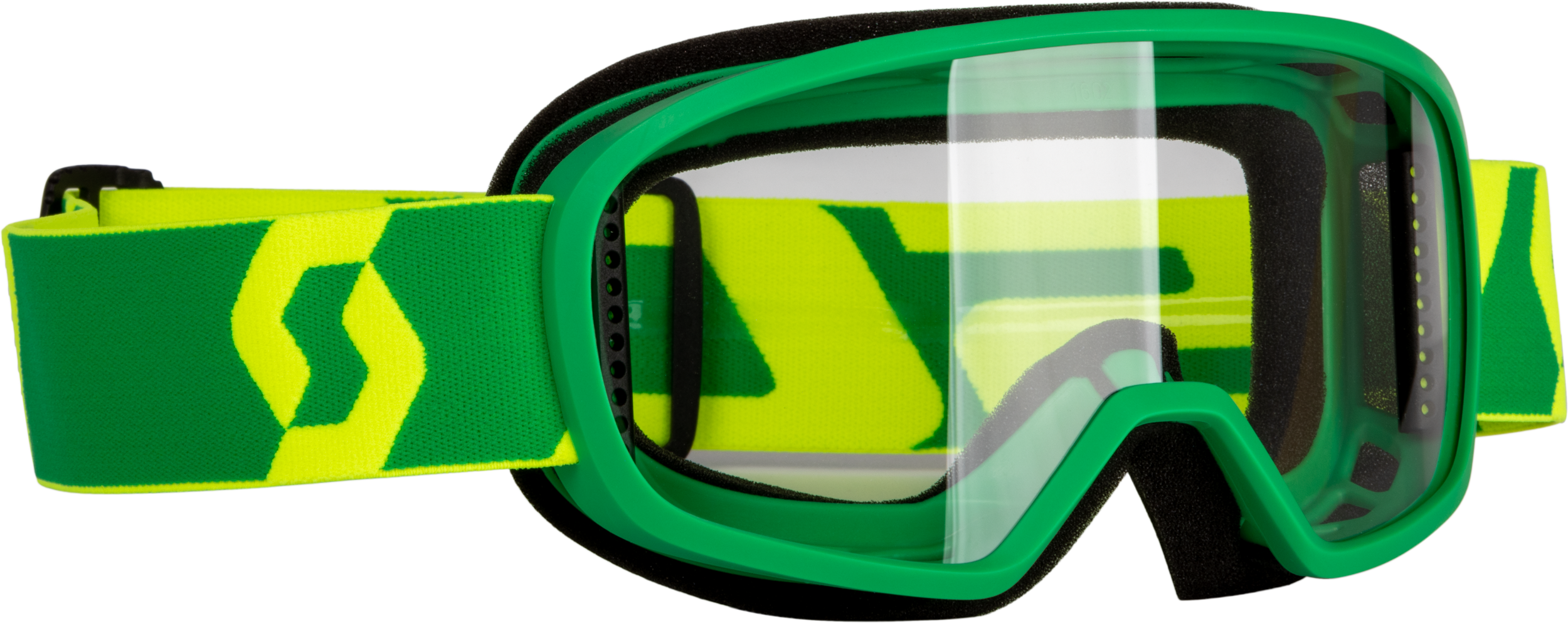 Youth Buzz Mx Goggle Green/Yellow W/Clear