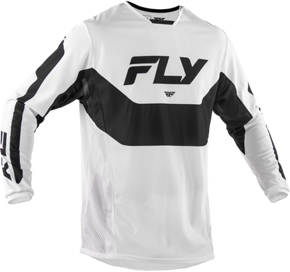 Kinetic Mesh Jersey White/Black Lg