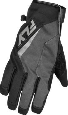 Title Long Gloves Grey/Black Lg