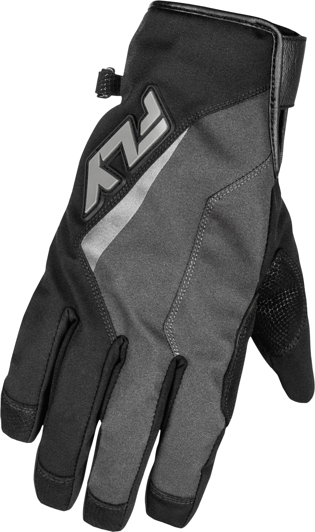 Title Long Gloves Grey/Black 2x