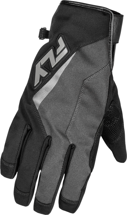 Title Long Gloves Grey/Black Xl