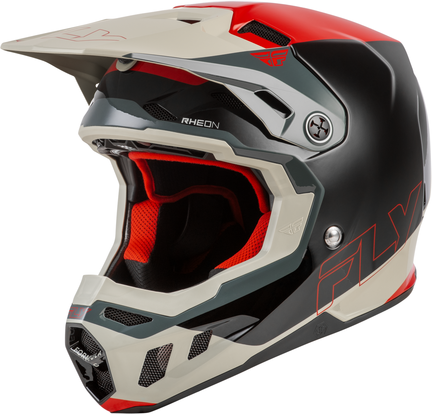 Formula Cc Glide Helmet Black/Red/Grey Sm