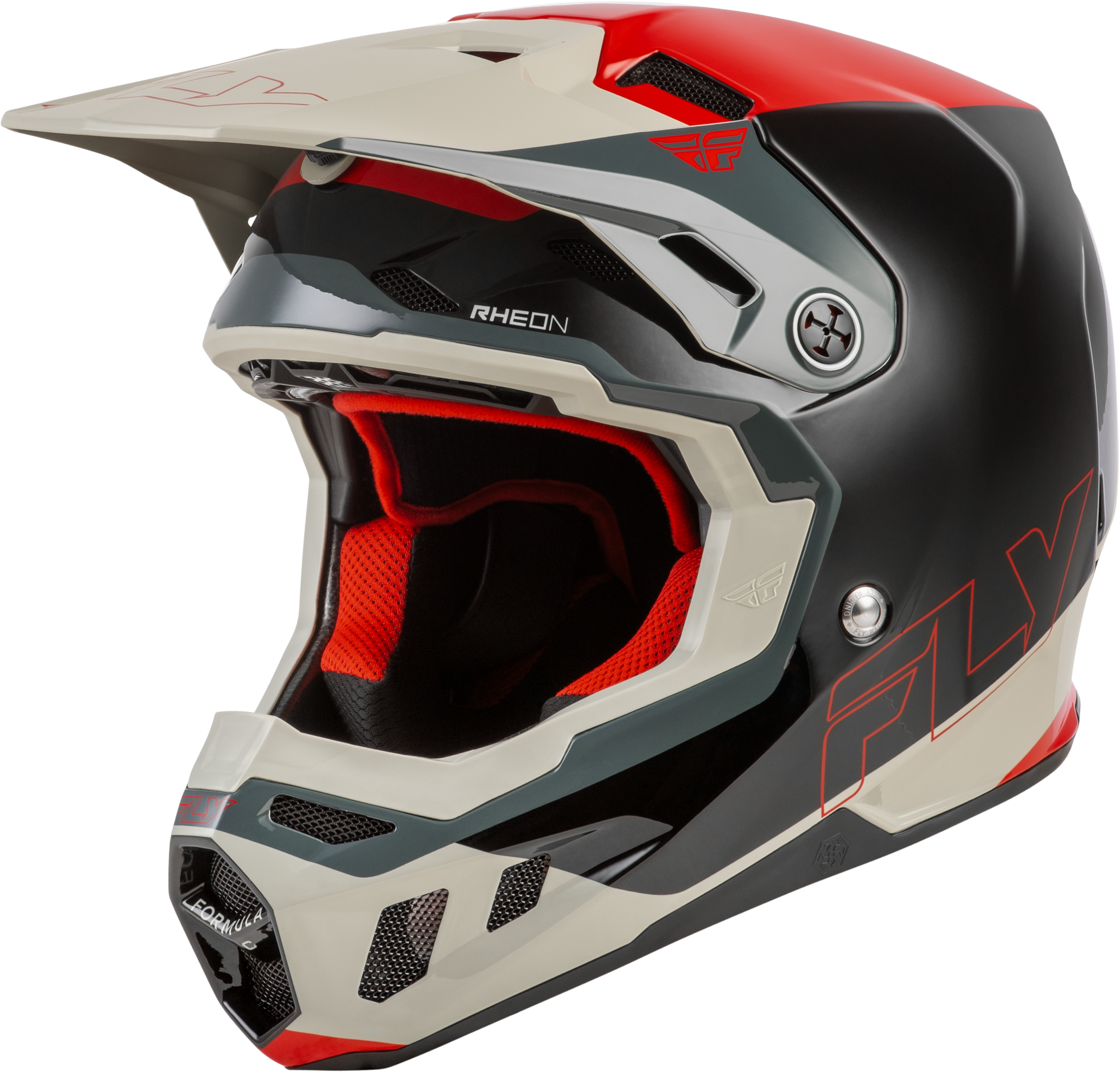 Formula Cc Glide Helmet Black/Red/Grey Sm