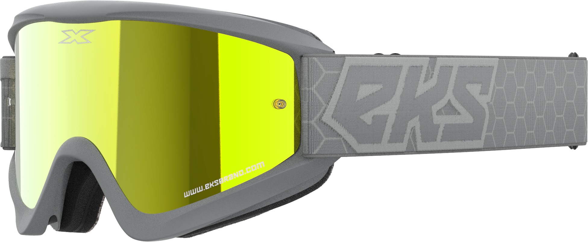 Flat Out Mirror Goggle Grey Gold Mirror